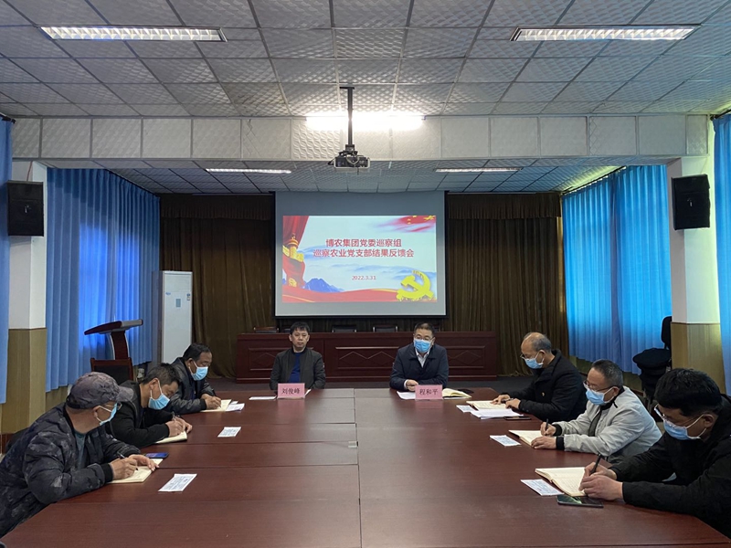 PA尊龙凯时集团党委巡察组 召开内部巡察反馈会