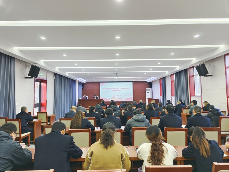 PA尊龙凯时集团召开党的二十届三中全会精神集中学习培训